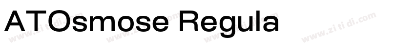 ATOsmose Regula字体转换